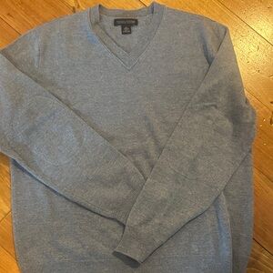 Banana Republic Sky Blue V-Neck Sweater